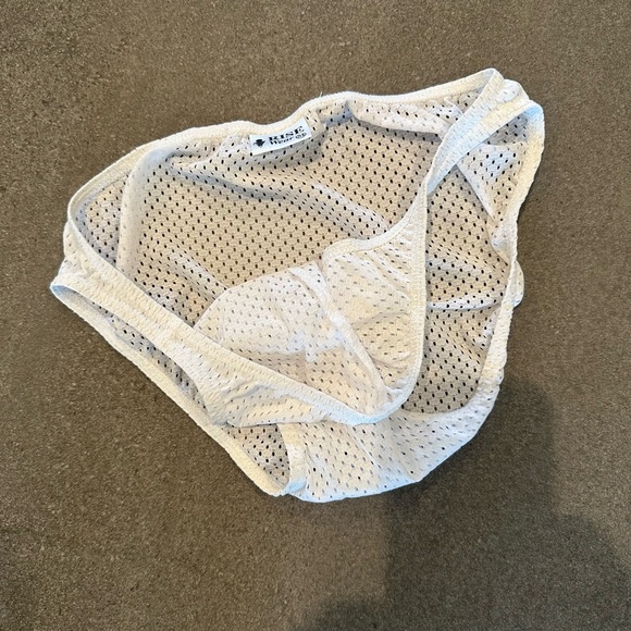 Football Mesh Brief - White B064* - Picture 10 of 14